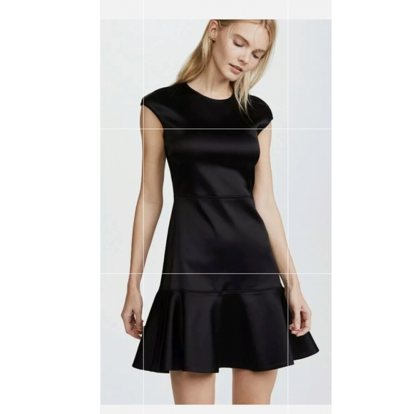 theory essential flare dress Terese Midi Fit & Flare Dress Fit and Flare Long Sleeve